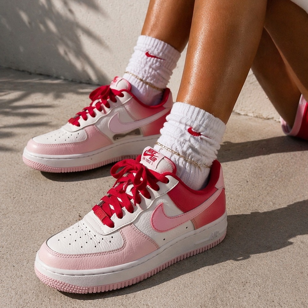 Nike Air Force 1 Low 'Red Pink DV3907 900  UK 3.5/EUR 36.5/US 6 Running Casual